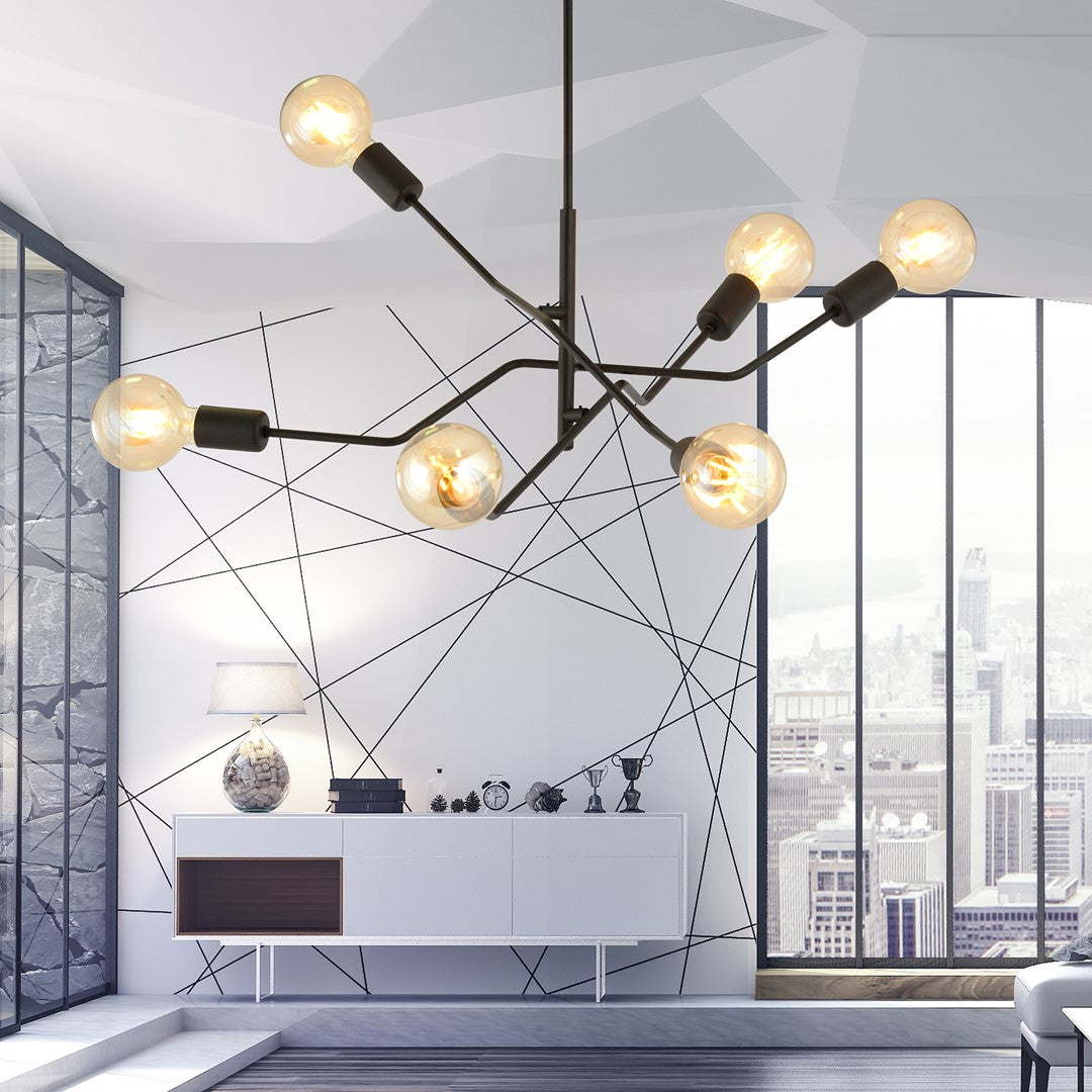 Lustra FRIX 6 neagra
