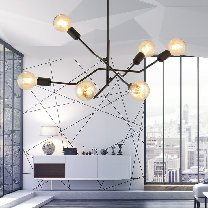 Lustra FRIX 6 neagra