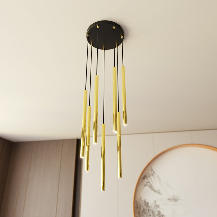 Lustra suspendata SELTER 7 PREMIUM auriu