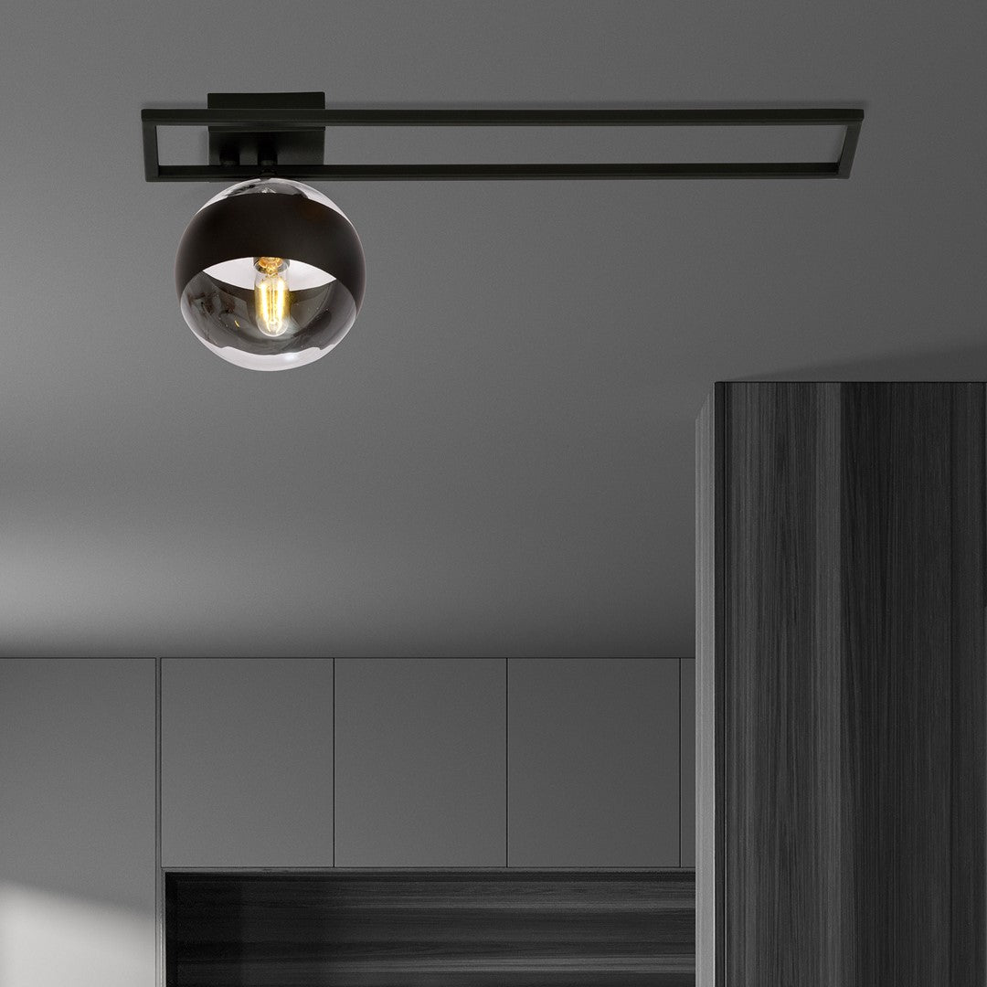 Plafoniera IMAGO 1C cu dunga neagra