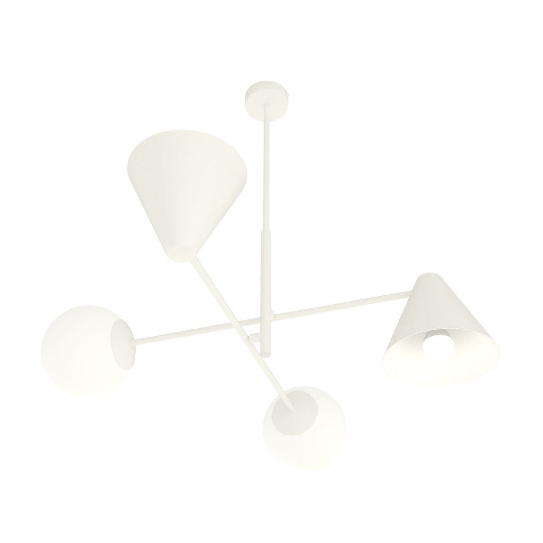 Lustra HERMES 4 alba
