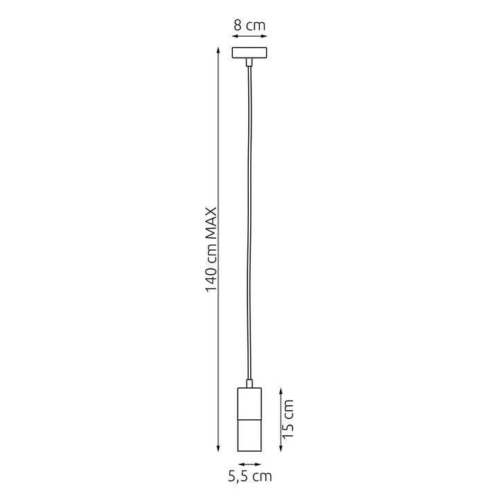 Pendul MELT 1 negru