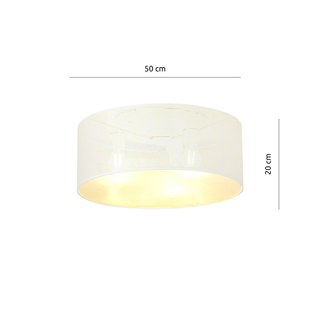 Plafoniera ASTON 3 WHITE/GOLD