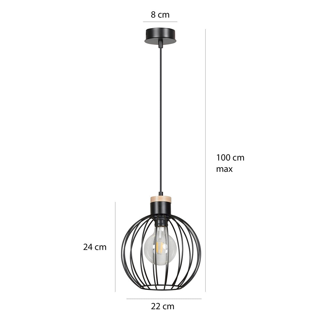 Pendul BARBADO 1 negru