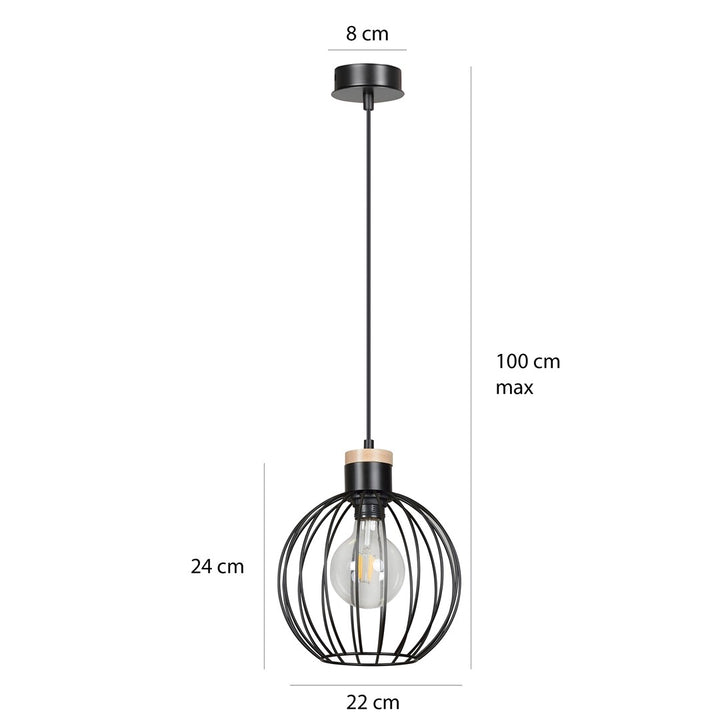 Pendul BARBADO 1 negru