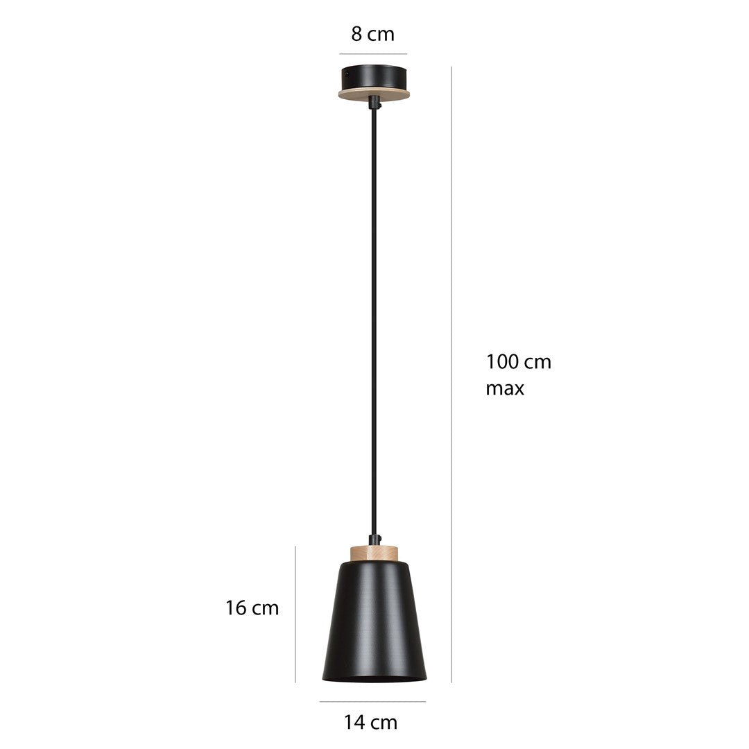 Pendul BOLERO 1 negru