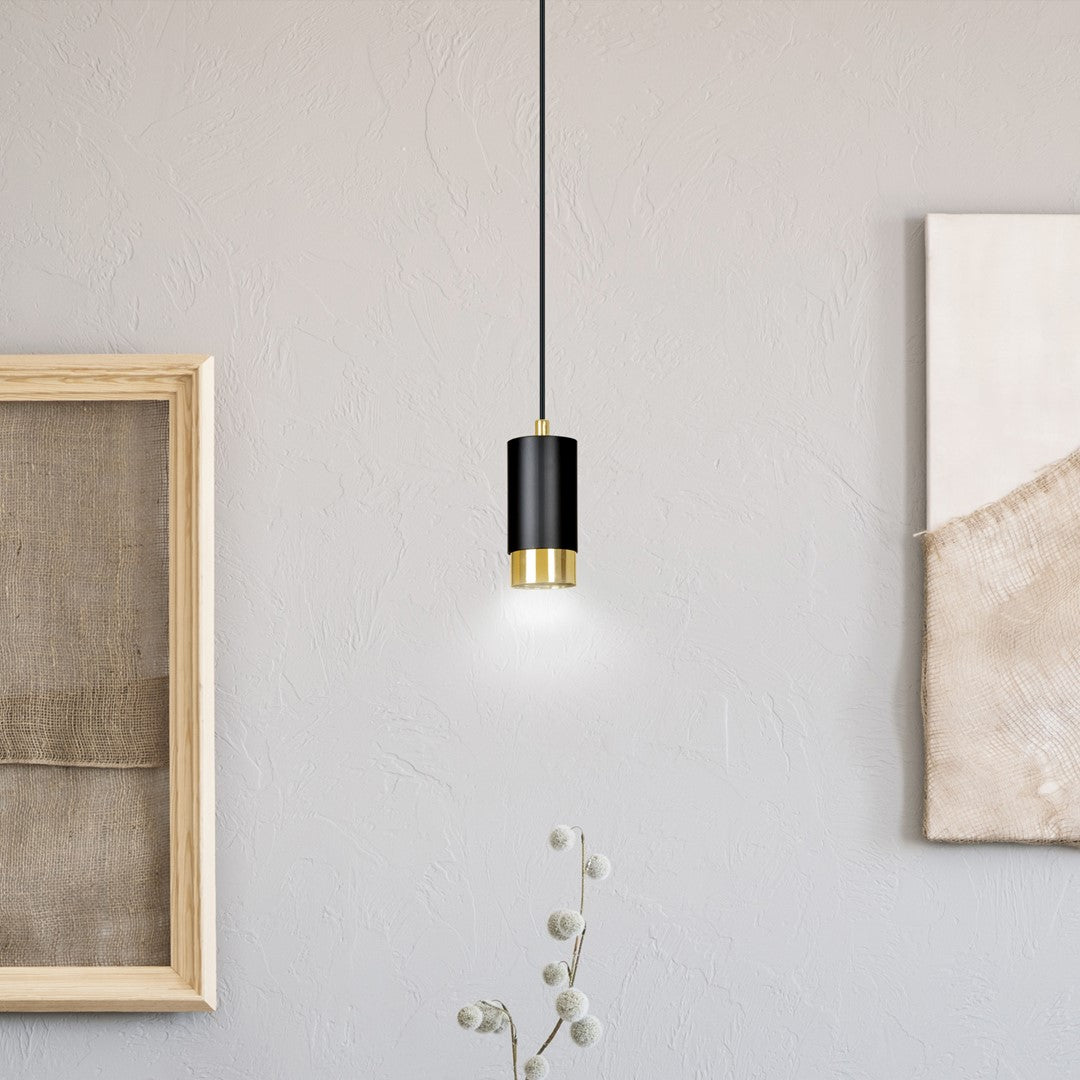 Pendul FUMIKO 1 negru cu auriu