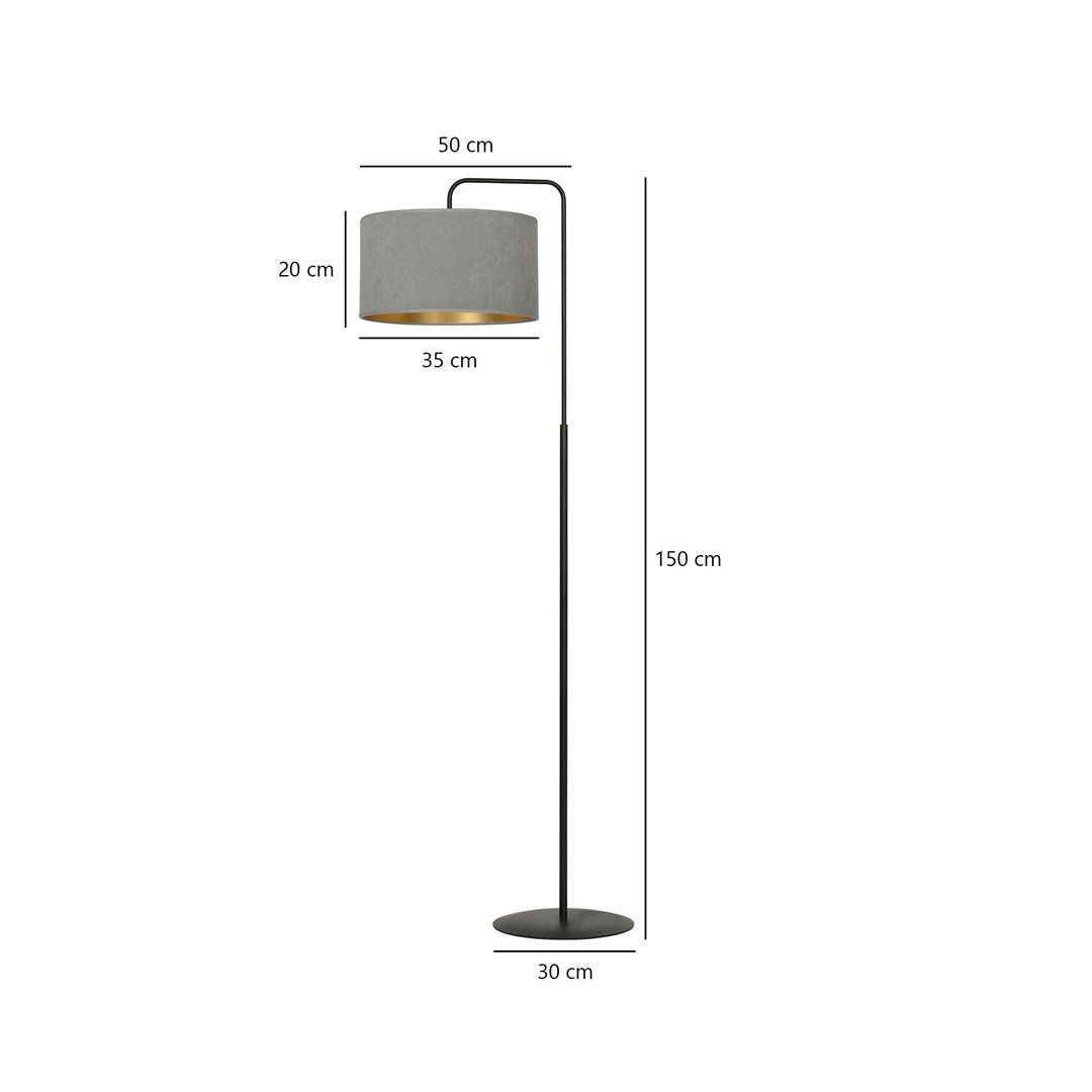 Lampa de podea HILDE LP1 BL GRAY