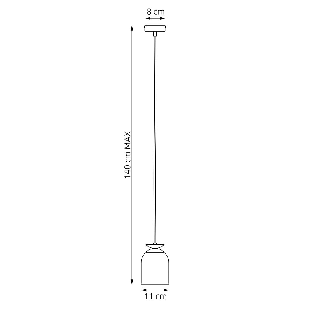 Pendul TARGET 1 negru
