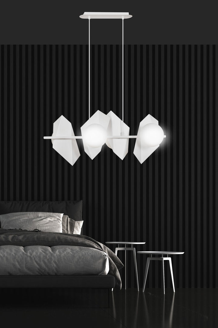 Lustra suspendata DRIFTON 4 alba