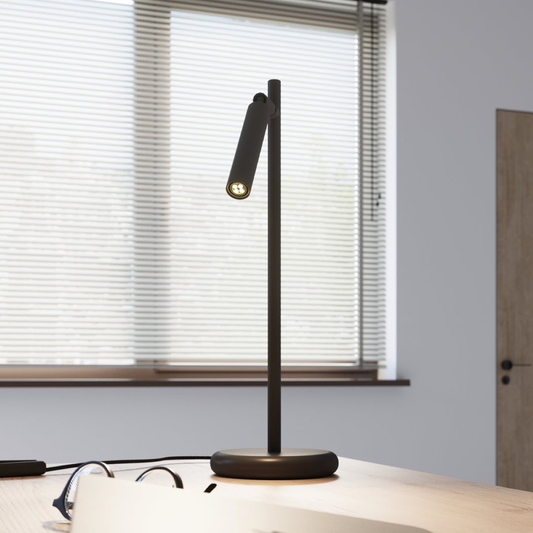 Lampa de birou PASTELO neagra
