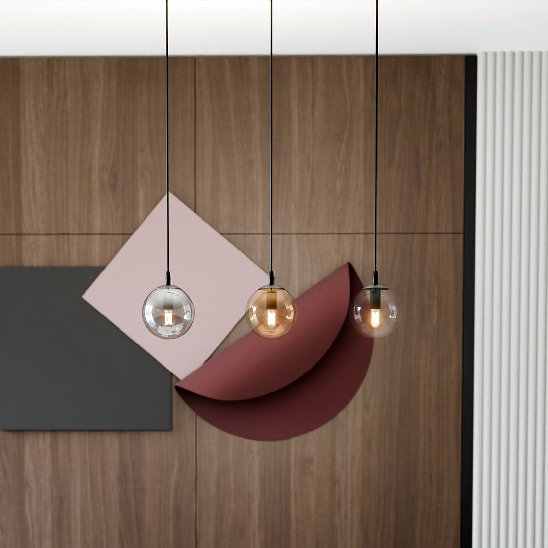Lustra suspendata COSMO 3 neagra MIX