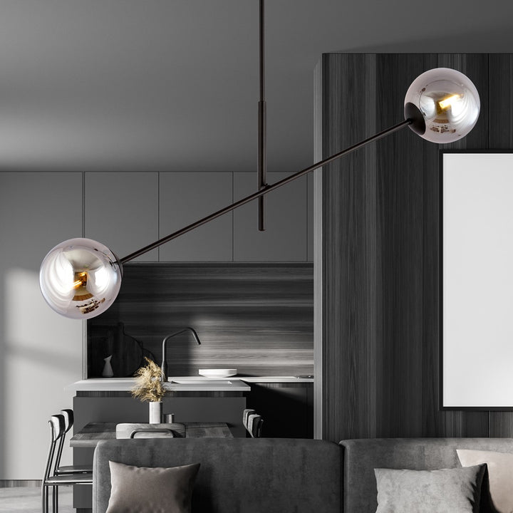 Lustra LINEAR 2 neagra/grafit