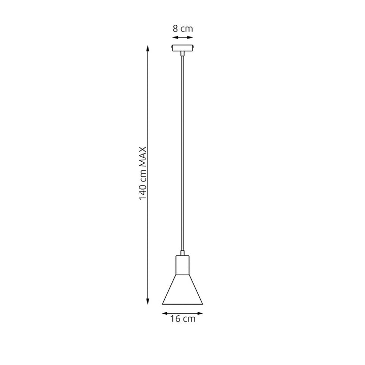 Pendul ROSA 1 negru