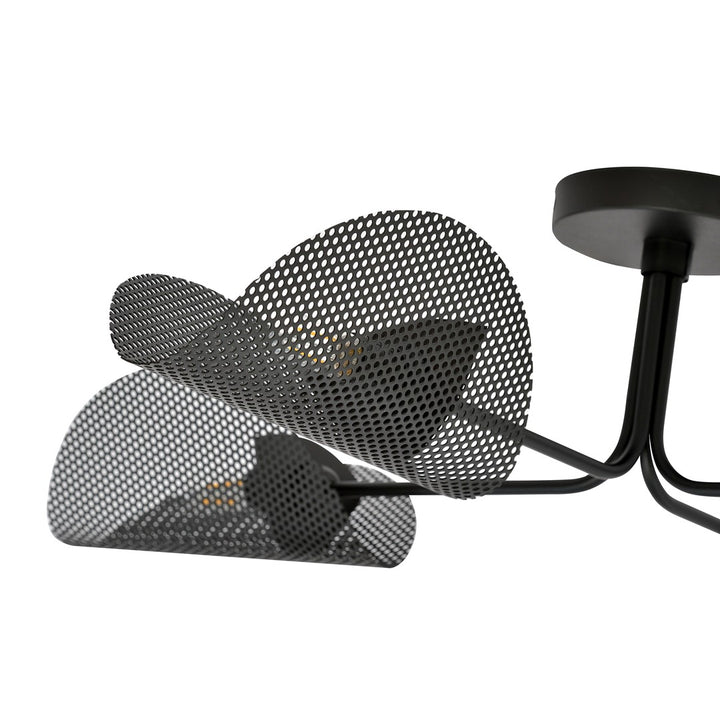 Plafoniera GOMEZ 4 neagra