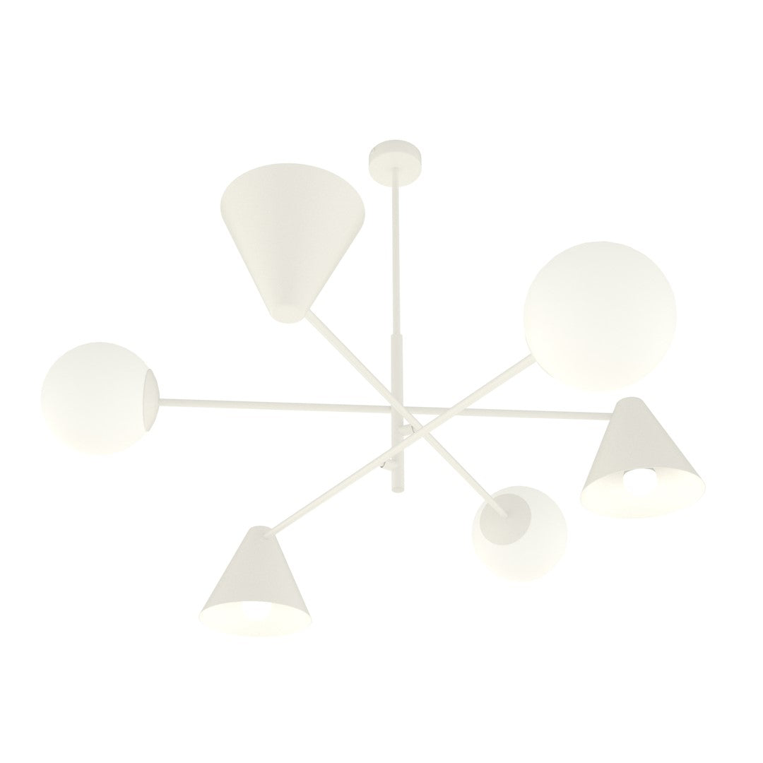 Lustra HERMES 6 alba