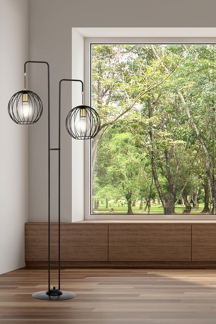 Lampa de podea ALBIO LP2 neagra