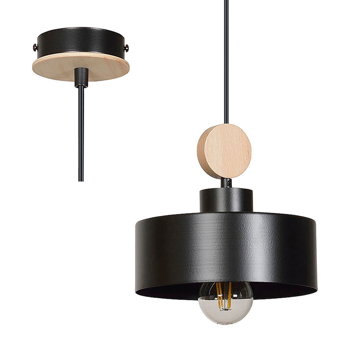 Lustra suspendata TUNISO 1 neagra