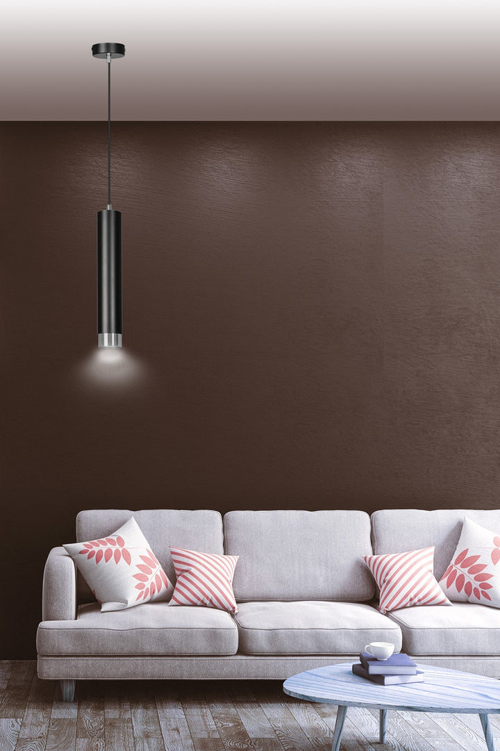 Pendul KIBO 1 negru cu crom