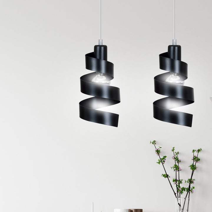 Lustra suspendata SAGA 2 neagra