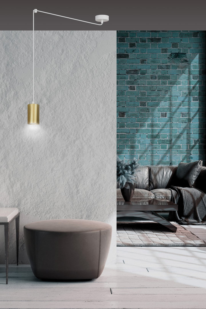 Pendul TRAKER 1 alb uc auriu