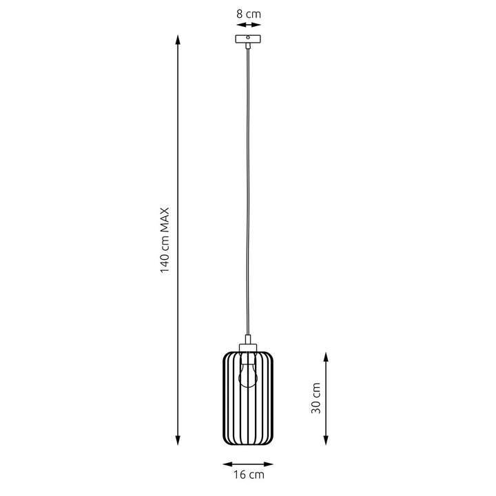 Pendul VANDER 1 negru cu auriu
