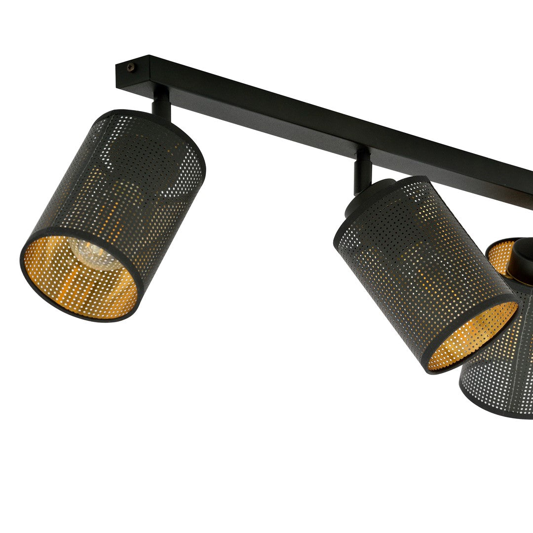 Plafoniera BRONX 3 neagra