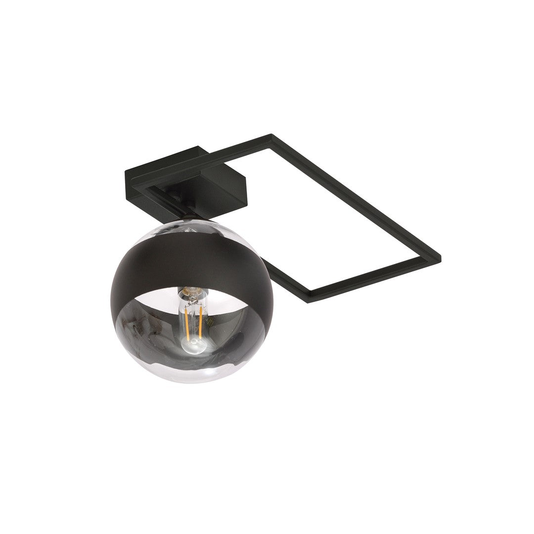 Plafoniera IMAGO 1D cu dunga neagra
