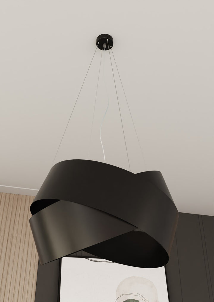 Lustra suspendata VIENO neagra