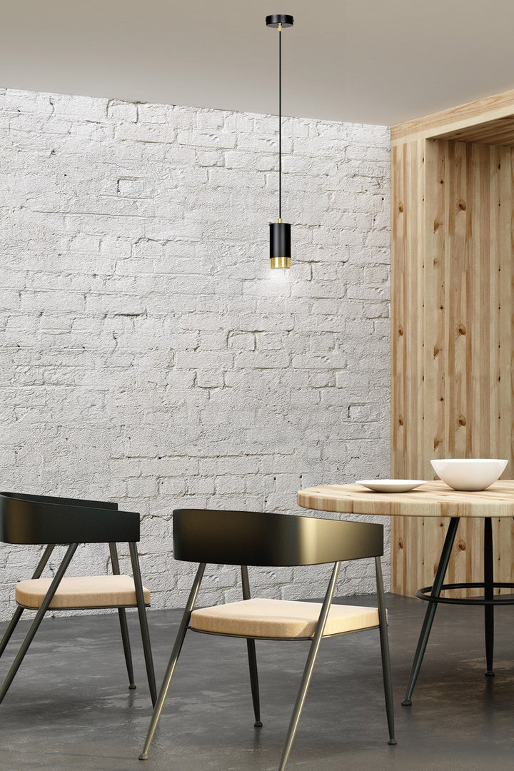 Pendul FUMIKO 1 negru cu auriu