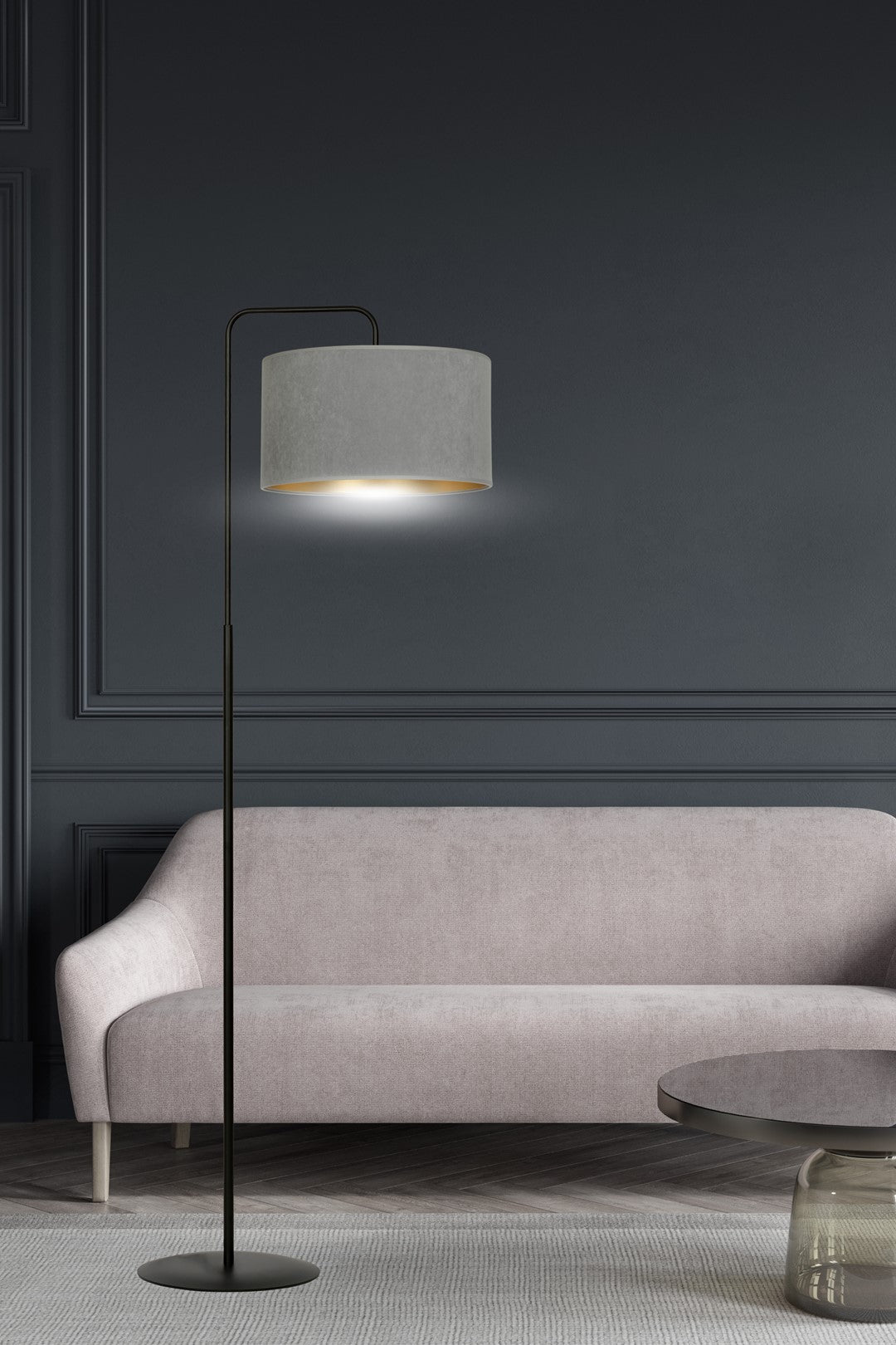 Lampa de podea HILDE LP1 BL GRAY