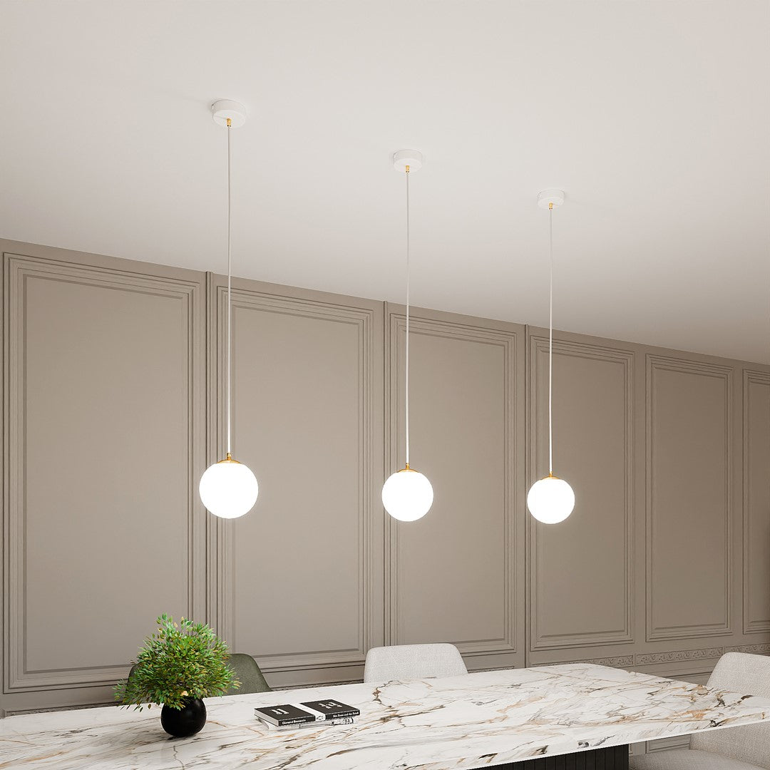 Lustra suspendata ROYAL 1 alba
