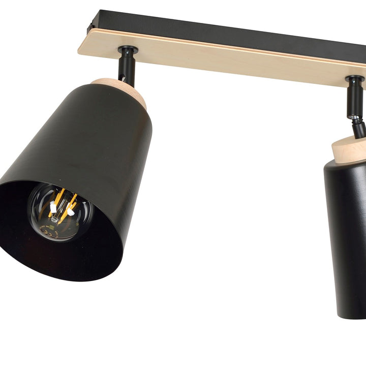 Plafoniera ATLAS 2 neagra