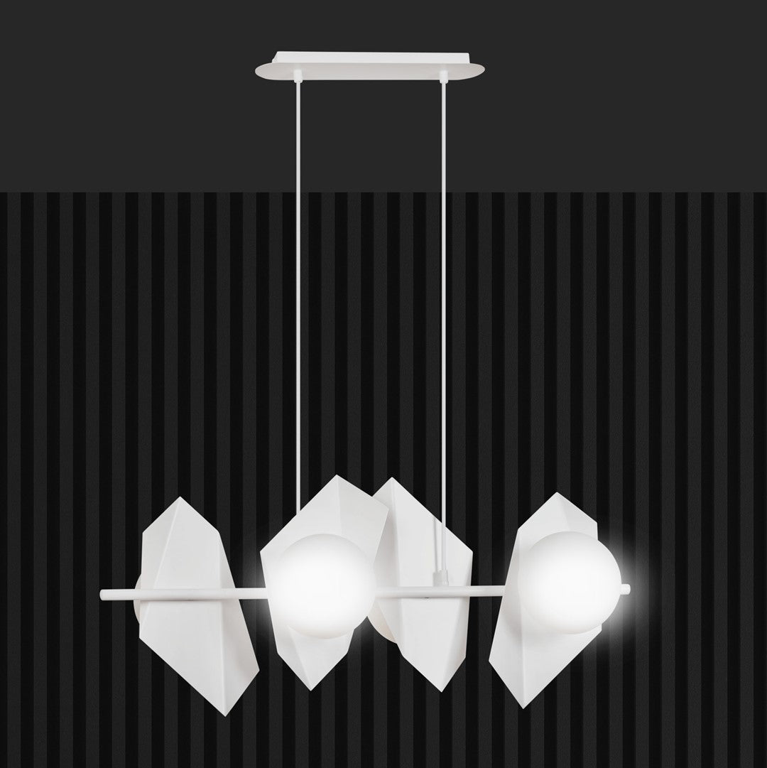 Lustra suspendata DRIFTON 4 alba