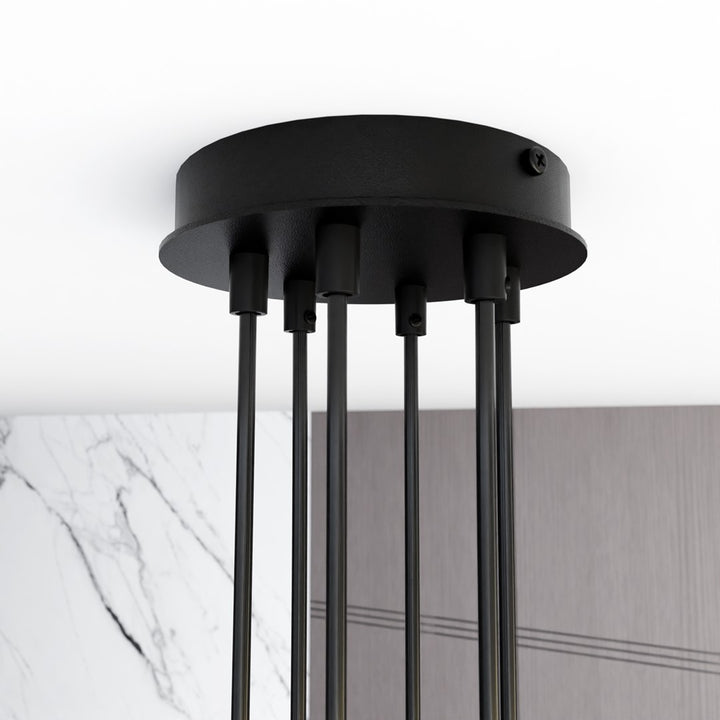 Lustra suspendata MODUS 6 neagra