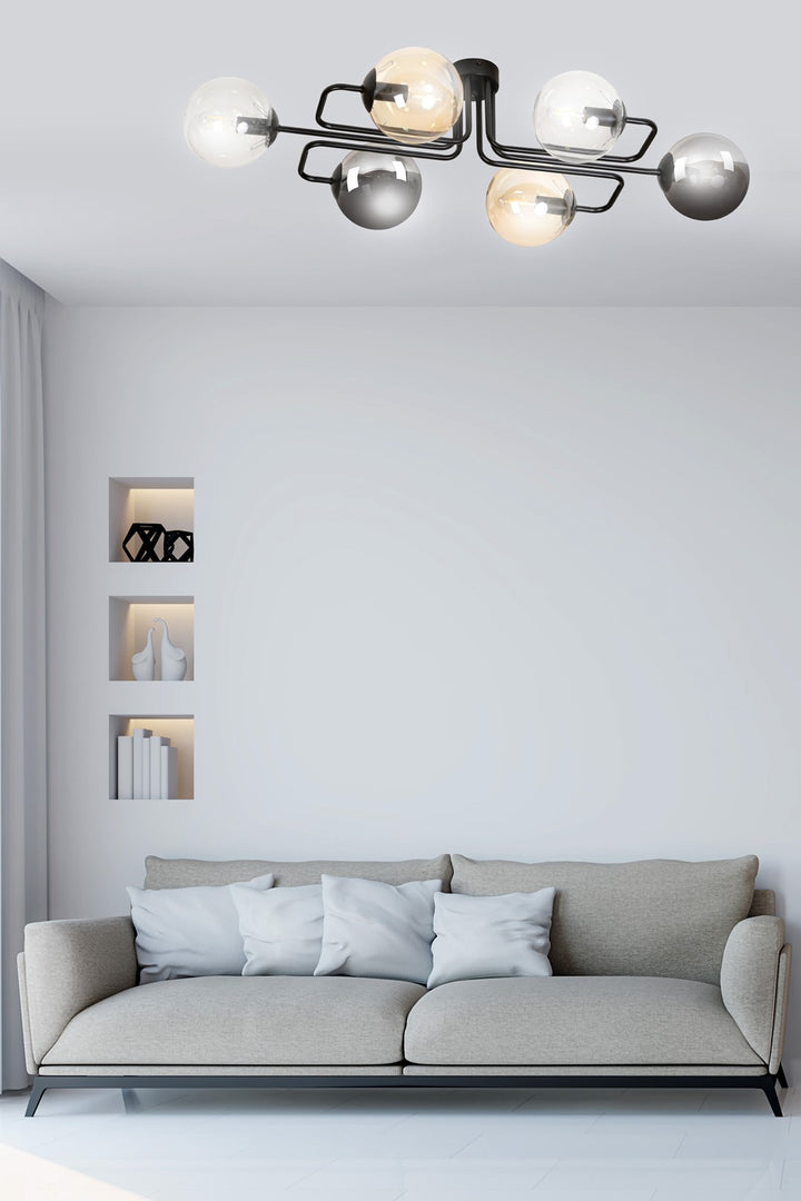 Plafoniera BRENDI 6A BL MIX 1