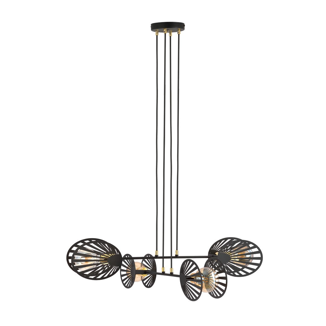 Lustra suspendata PLAYA 4 neagra