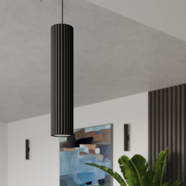 Lampa suspendata KARBON 2 negru
