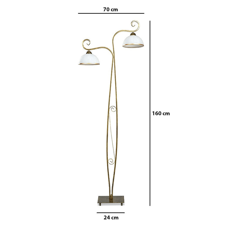 Lampa de podea WIVARA LP2 aurie
