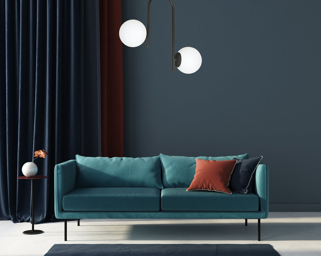 Plafoniera KALF 2 neagra