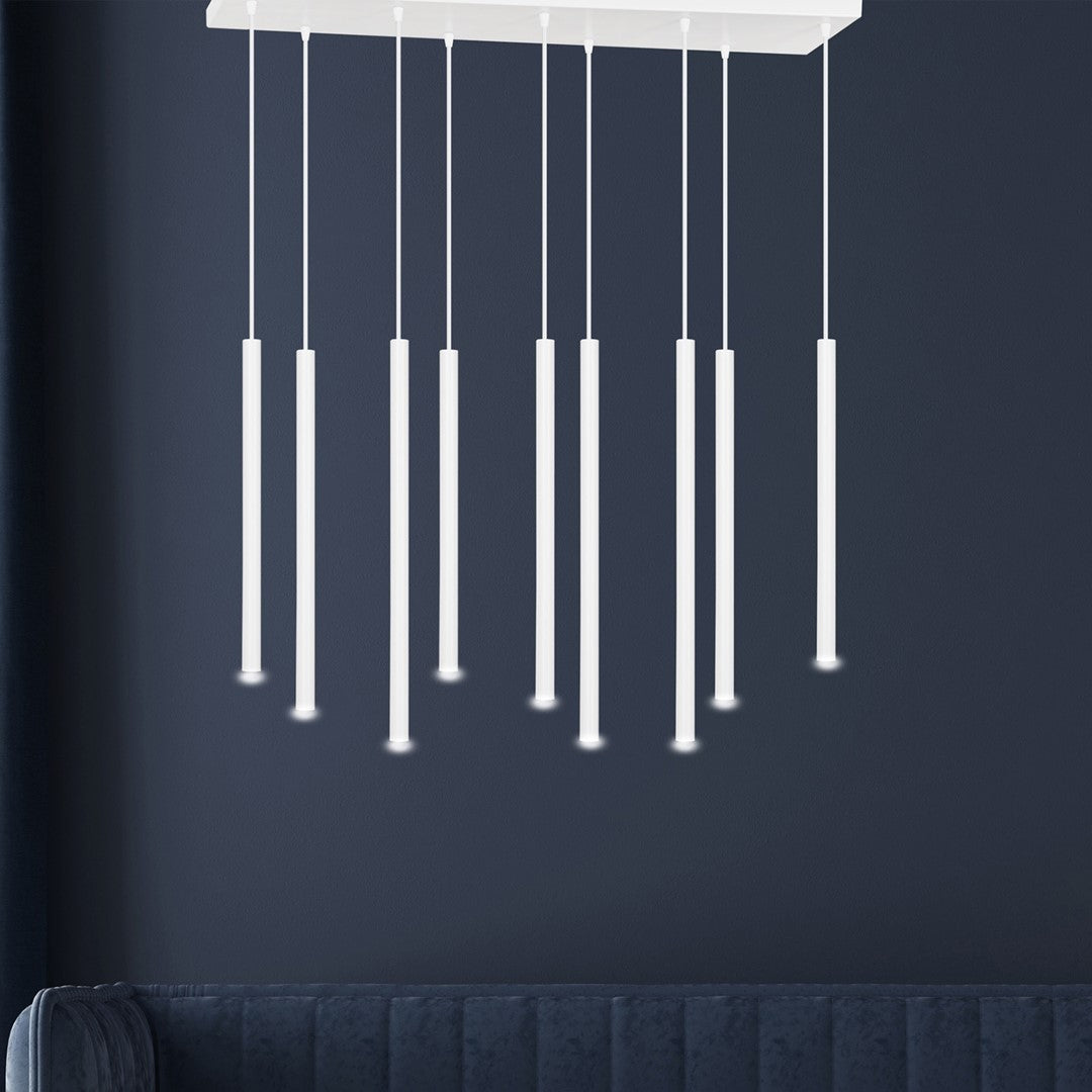 Lustra suspendata SELTER 9 alba