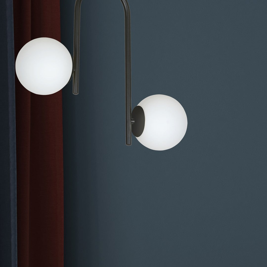 Plafoniera KALF 2 neagra