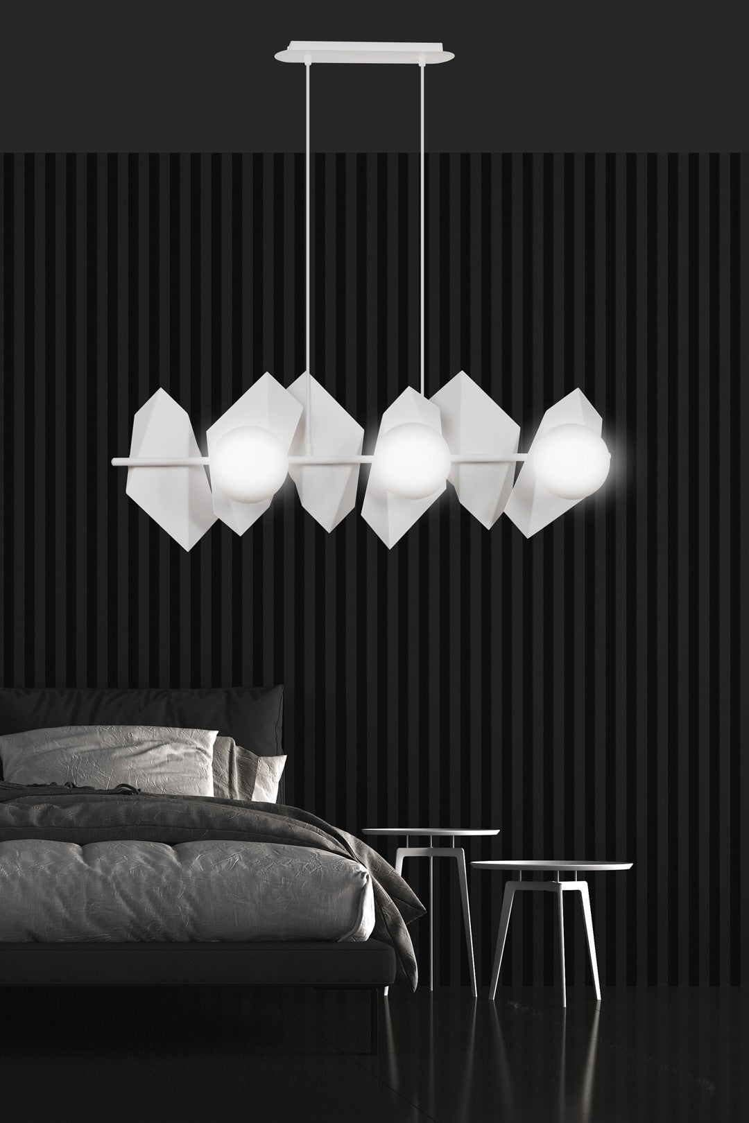 Lustra suspendata DRIFTON 6 alba
