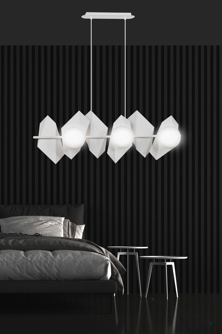 Lustra suspendata DRIFTON 6 alba