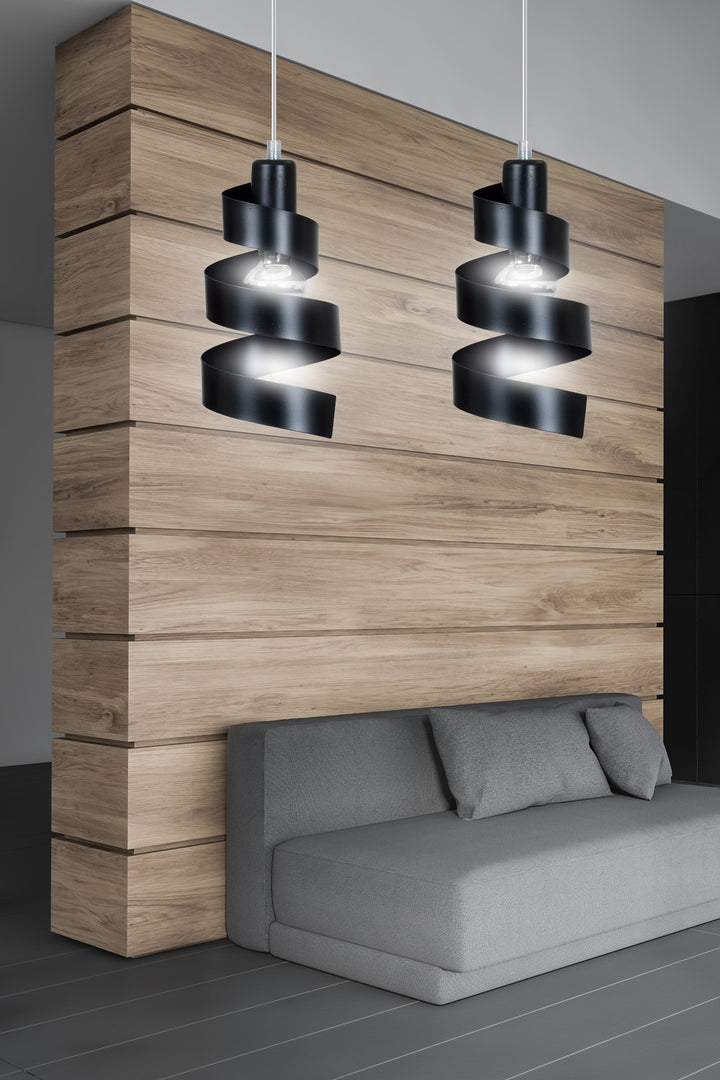 Lustra suspendata SAGA 2 neagra
