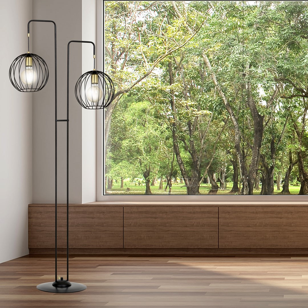 Lampa de podea ALBIO LP2 neagra