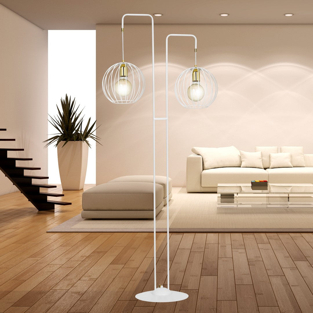 Lampa de podea ALBIO LP2 alba