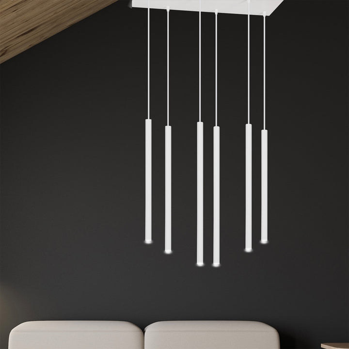 Lustra suspendata SELTER 6 alba