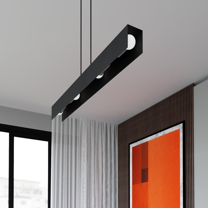Lustra suspendata GENTOR 4 neagra