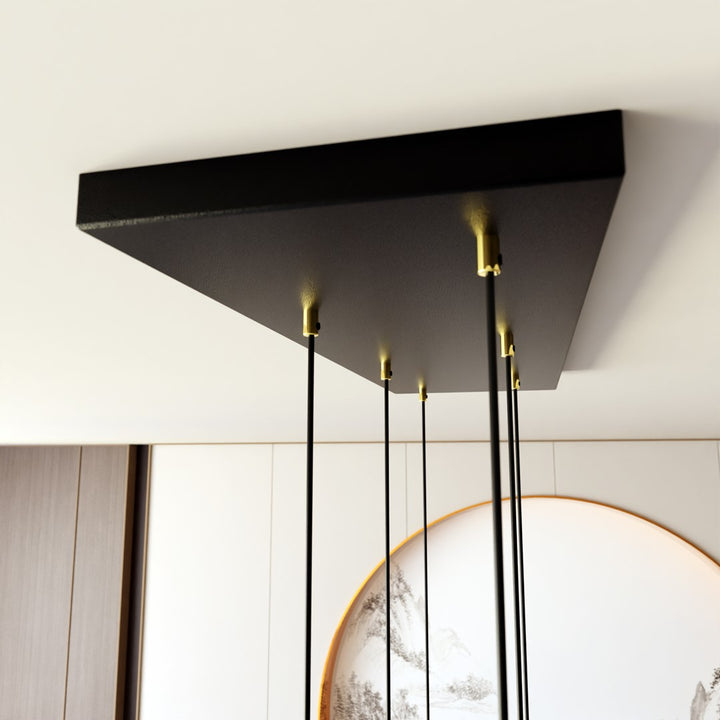 Lustra suspendata SELTER 6 auriu